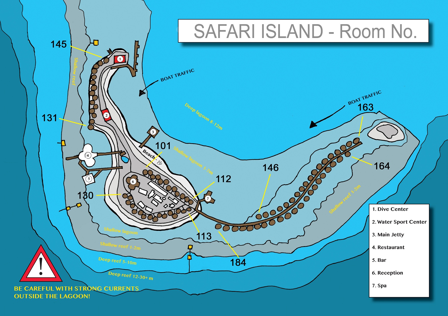 Safari Island Map Room No